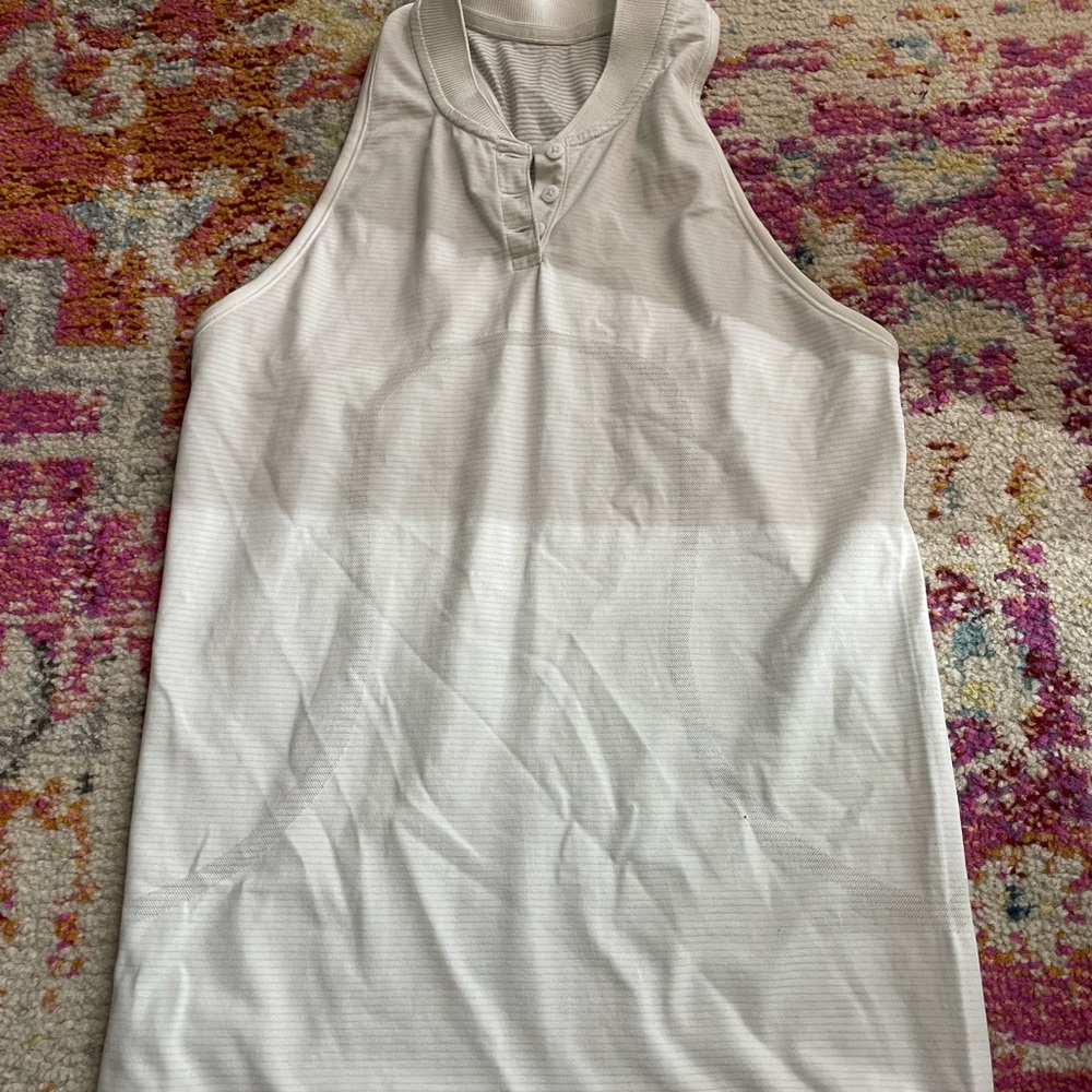 lululemon athletica White Tank Top